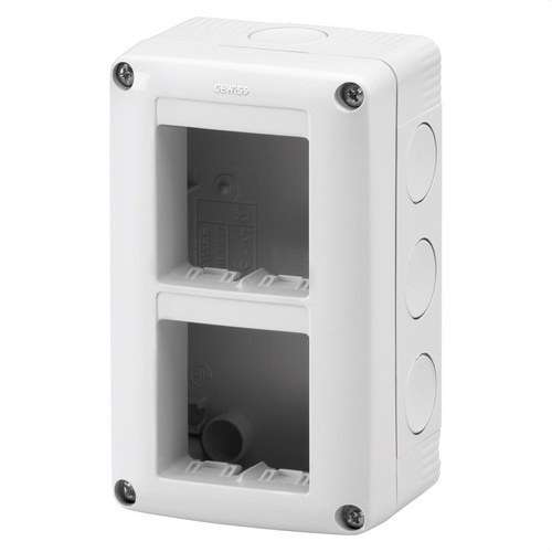 Vertical Surface Box for SYSTEM Mechanisms 4 Modules IP40 with reference GW27021 from the brand GEWISS