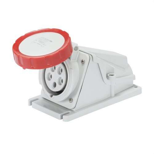 Fixed surface base at 90º. IP67 3P+N+T 16A 400V with reference GW62505 from the brand GEWISS