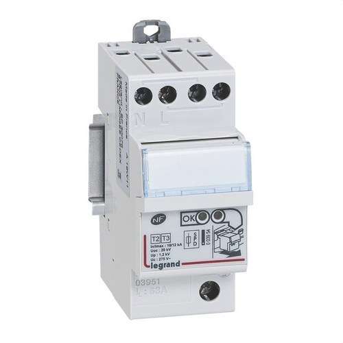 Type 2 Surge Protector Bipolar 1P+N LEXIC 2 Modules with reference 003951 from the brand LEGRAND