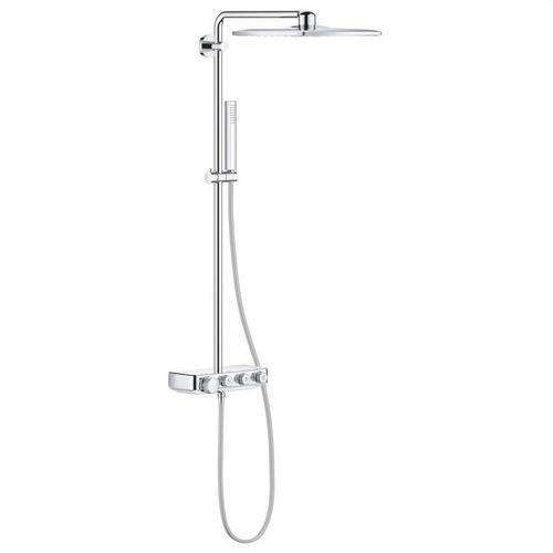 Termostatyczny zestaw prysznicowy Euphoria SmartControl System 310 Cube Duo chrom z odnośnikiem 26508000 od marki GROHE