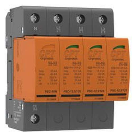 Transient Surge Protector PSC4-12.5/400TT 3P+N 12.5kA 4-Module Pluggable with reference 77738405 from the brand CIRPROTEC