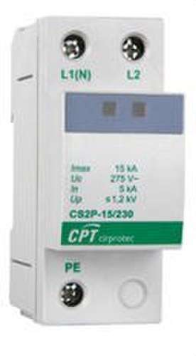 Type 2 Surge Protector 2P 15kA with reference 77705228 from the brand CIRPROTEC