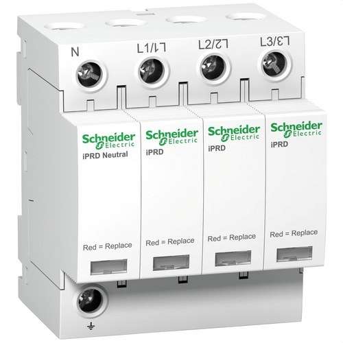 Type 2 Transient Surge Protector iPRD40 40KA 350V 3P+N with reference A9L40600 from the brand SCHNEIDER ELECTRIC