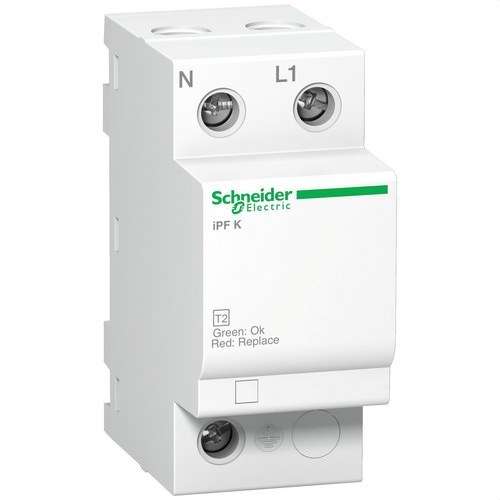 Type 2 Surge Protection Device Acti9 iPFK40 40KA 340V 1P+N with reference A9L15687 from the brand SCHNEIDER ELECTRIC