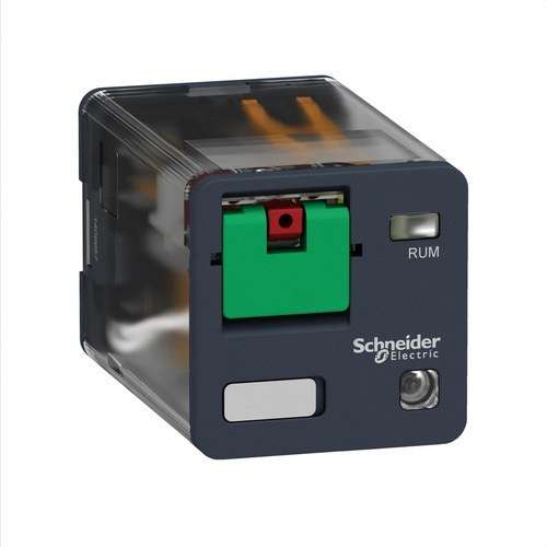 Relay 3 C/O 10A + Test Button + LED 24V AC with reference RUMC32B7 from the brand SCHNEIDER ELECTRIC