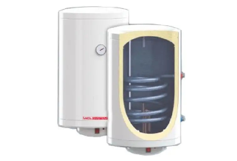 Wall-mounted vitrified spiral coil tank 150 litres diameter 520mm with reference 07932 from the brand MECALIA