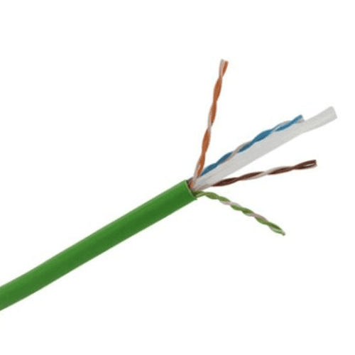 Ethernet Network Cable CAT6 U/UTP 450/24 4P LSZH CPR-Dca Green - Box of 305 Metres with reference 980871 from the brand CORNING