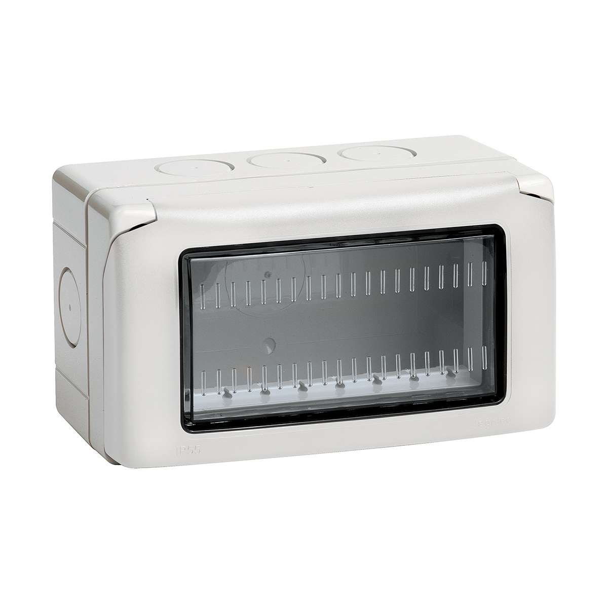 Idrobox Box with IP55 Rating in Grey, 4 Modules - For Classia and Light Now with reference 27504 from the brand BTICINO