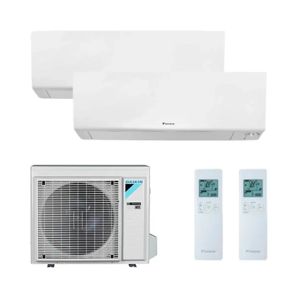 Klimatyzator 2x1 z WiFi Daikin Perfera 2,0 kW + 3,5 kW z odnośnikiem KITDAIPER2MXM50A2035 od marki DAIKIN