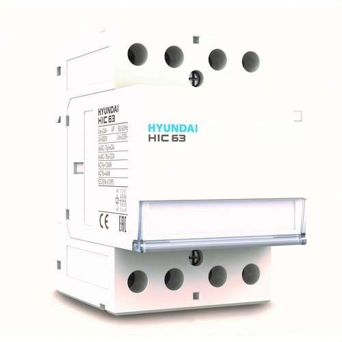 Modular Contactor 40A 4NO+0NC 230V AC with reference HIC40-40NSX230 from the brand HYUNDAI
