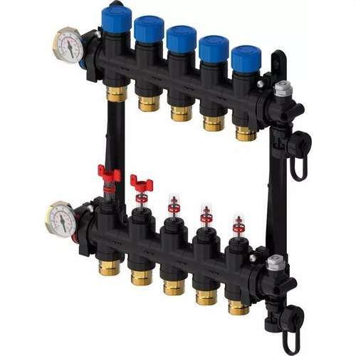 Collector with Flow Meter FM 6xG3/4 Euro Uponor Vario M with reference 1085948 from the brand UPONOR
