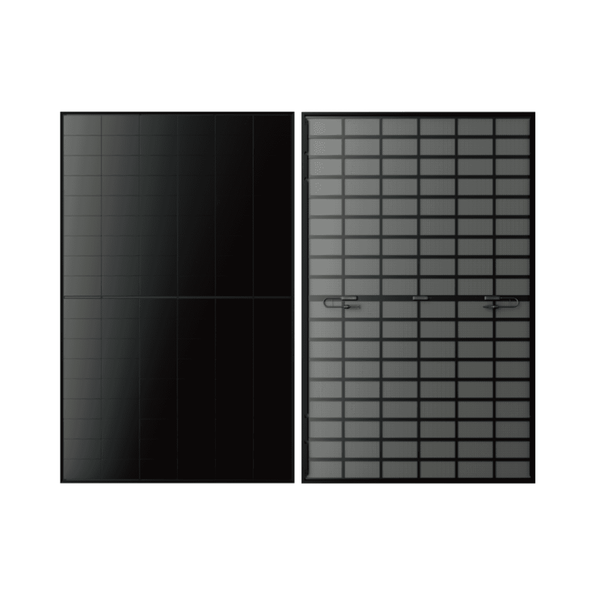 Pack of 36 All Black Double Glass 490W Longi Ecolife Hi-MO S10 LR7-54HJBB Solar Panels with reference LR7-54HJBB-490WP from the brand LONGI