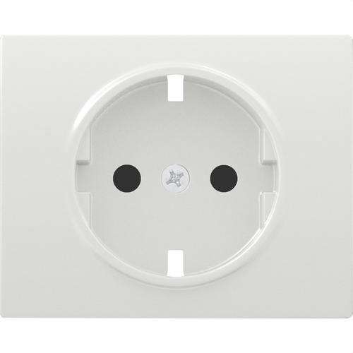 Schuko socket cover with child protection white Iris with reference 18732 from the brand BJC