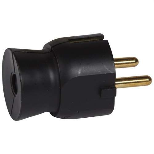 Wtyczka 2P+T 16A S/PROSTA CZARNA z odnośnikiem 050177 od marki LEGRAND