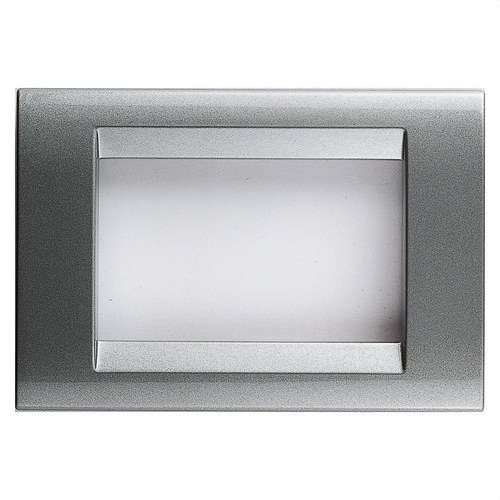 2 Module Titanium Plate Playbus with reference GW32012 from the brand GEWISS
