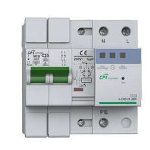 Cirprotec Surge Protector V-CHECK REC-40 2P 40A with reference 77706255 from the brand CIRPROTEC