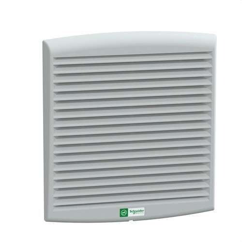 Fan with Outlet Grill and G2 Filter 300m3/h 230V IP54 ClimaSys with reference NSYCVF300M230PF from the brand SCHNEIDER ELECTRIC