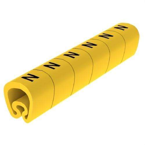 Precięte żółte znaczniki Ø18 PVC plastikowane z odnośnikiem 1813-N od marki UNEX