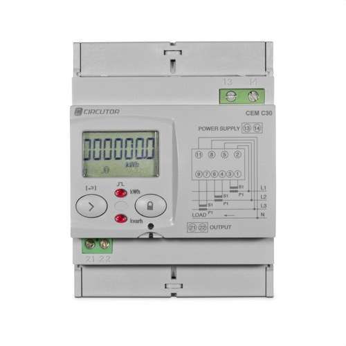 Three-Phase Indirect Energy Meter CEM-C31-T1 with reference Q23511. from the brand CIRCUTOR