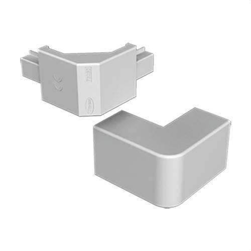 Szary kąt zewnętrzny 40x40mm U24X z odnośnikiem 73270-04 od marki UNEX