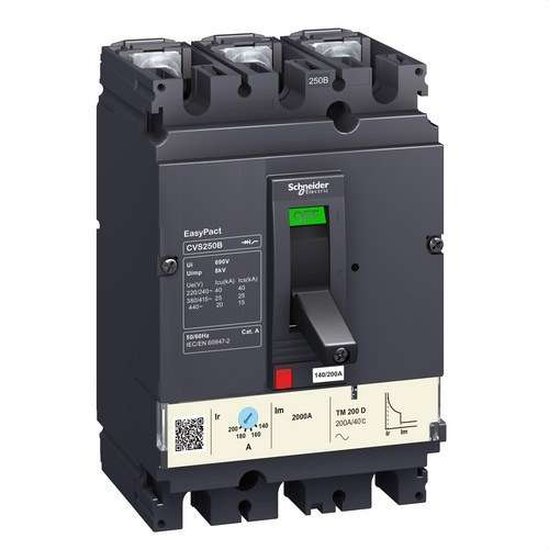 Easypact CVS250B TM200D 3P/3R Circuit Breaker with reference LV525302 from the brand SCHNEIDER ELECTRIC
