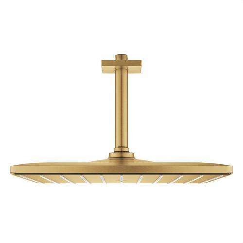 Prysznic sufitowy z ramieniem 142mm 1 strumień Rainshower Mono 310 złoty z odnośnikiem 26566GN0 od marki GROHE