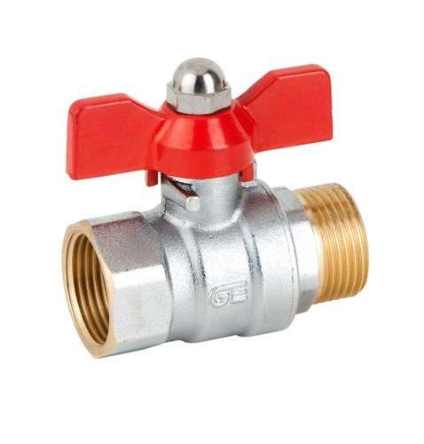 Male-Female Ball Valve 1" Red with reference 3038 06 from the brand GENEBRE