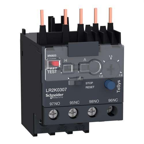 Thermal Relay 1.2-1.8A with reference LR2K0307 from the brand SCHNEIDER ELECTRIC