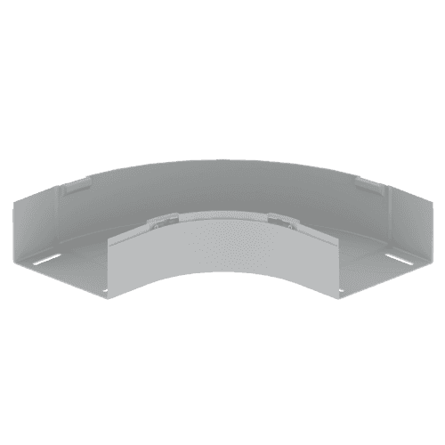 Płaska kolanka 90º szara RAL7035 100x200 mm U23X z odnośnikiem 66230 od marki UNEX