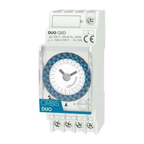 Analogue Timer Switch 2 MOD.DUO QRD 230V with reference OB292032 from the brand ORBIS
