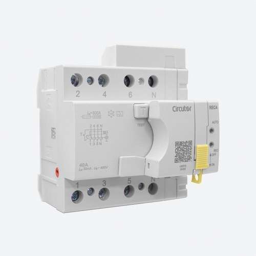 REC4 4P 63A 300mA Self-Reclosing Residual Current Circuit Breaker with reference P26F33. from the brand CIRCUTOR