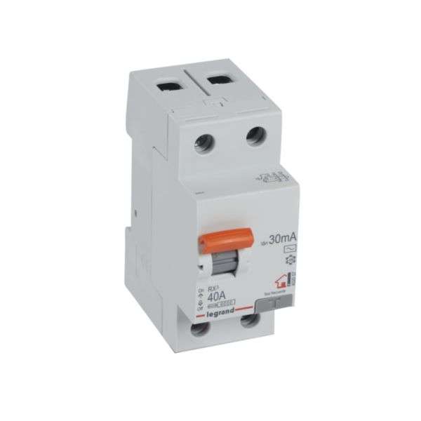 RX³ Differential - 2P - 230V~ - 30mA - 40A - Type AC with reference 402057 from the brand LEGRAND