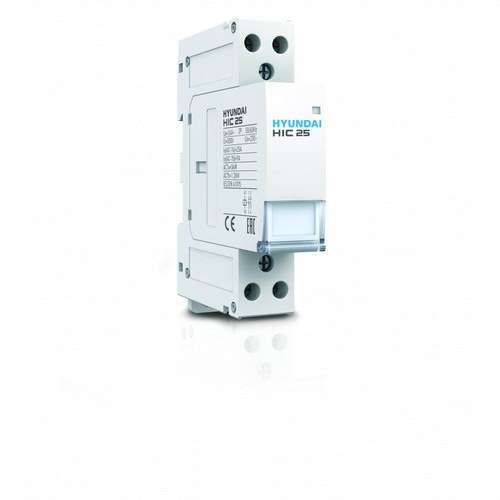 Modular Contactor 25A 4NO+0NC 230V AC with reference HIC25-40NSX230 from the brand HYUNDAI