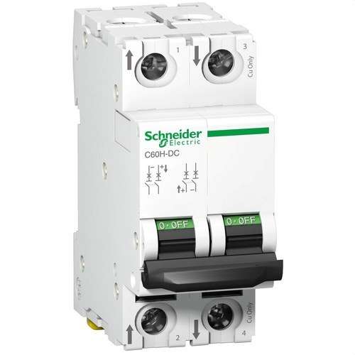 C60H Circuit Breaker 500V 2P 10A Curve C with reference A9N61528 from the brand SCHNEIDER ELECTRIC