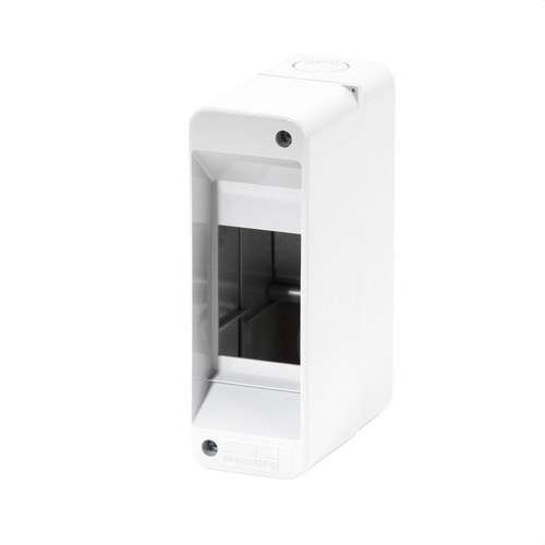 Surface distribution box without door 2 modules with reference GW40022 from the brand GEWISS