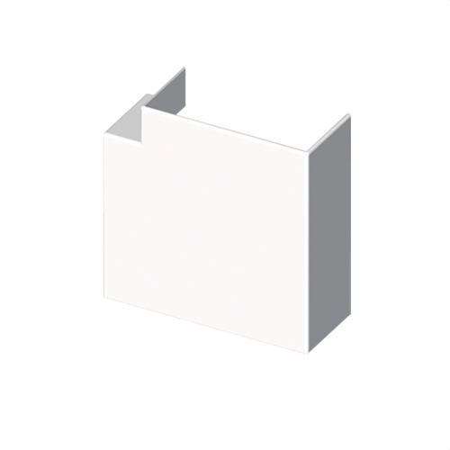 Biały kąt płaski 20x30mm U24X z odnośnikiem 78243-2 od marki UNEX
