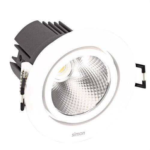 Downlight LED 703.23 Adjustable Round 3000K SPOT DALI White with reference 70323330-283 from the brand SIMON