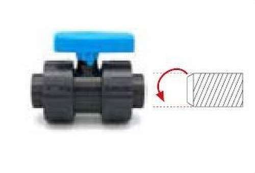 Female Threaded Ball Valve (Bidirectional) PVC Pressure VALV-05 2'' with reference 700506 from the brand CREARPLAST