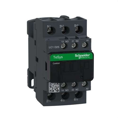 Contactor 25A 1 NO/1 NC 230V 50-60HZ with reference LC1D25P7 from the brand SCHNEIDER ELECTRIC