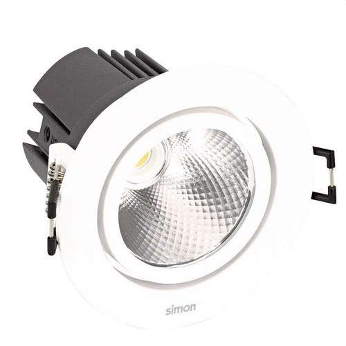 Downlight LED 703.23 Adjustable Round 4000K WIDE FLOOD White with reference 70323030-484 from the brand SIMON