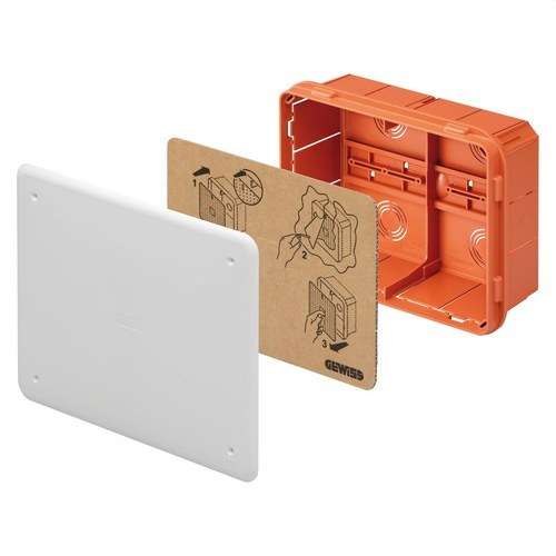 Junction and Connection Box with DIN Rails 48PT 196x152x75mm with reference GW48006 from the brand GEWISS