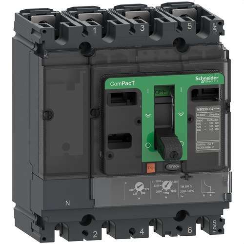 ComPacT NSX160F Circuit Breaker 36kA AC 4P3R 160A TMD with reference C16F6TM160 from the brand SCHNEIDER ELECTRIC