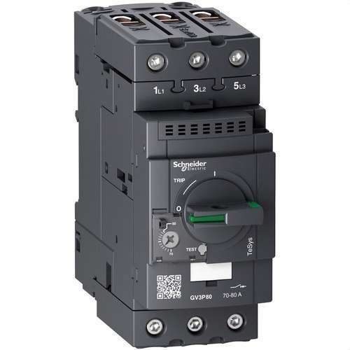 TeSys GV3 Motor Circuit Breaker 3P 70-80A EverLink with reference GV3P80 from the brand SCHNEIDER ELECTRIC