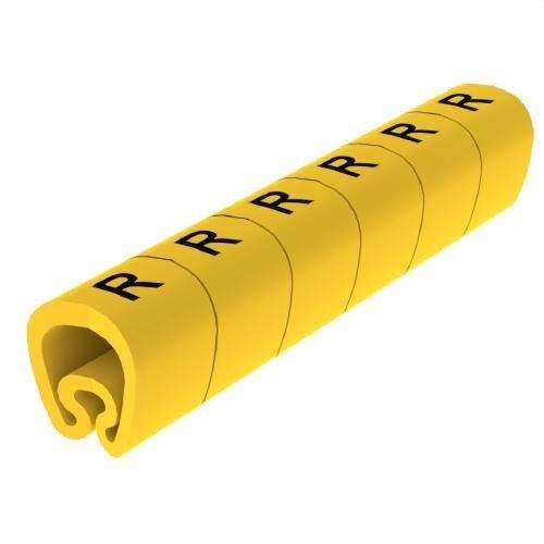 Żółte wskaźniki wstępnie wycięte Ø18 PVC powlekane z odnośnikiem 1813-R od marki UNEX