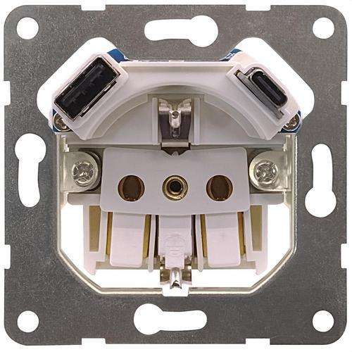 Schuko socket with USB Type-C charger with reference 18524-USBC from the brand BJC