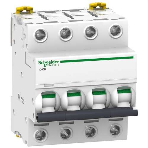 Wyłącznik nadprądowy IC60N 4P 6A Krzywa C z odnośnikiem A9F79406 od marki SCHNEIDER ELECTRIC