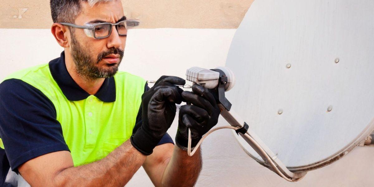 What is a parabolic antenna used for