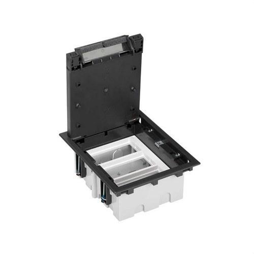 Adjustable Floor Box for 6 Elements in Raised Floor Installation Graphite Simon 500 Cima with reference 52050103-038 from the brand SIMON