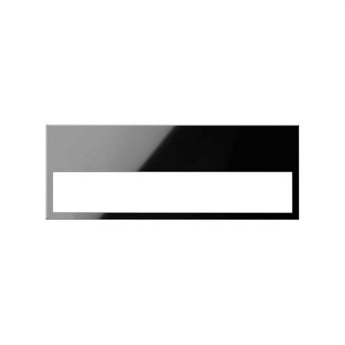 Czarna błyszcząca ramka minimalna 3-elementowa Simon 100 z odnośnikiem 10001630-138 od marki SIMON