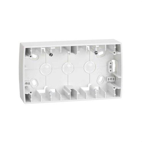 High Surface Box for 2 Elements White Simon 82 with reference 82761-30 from the brand SIMON